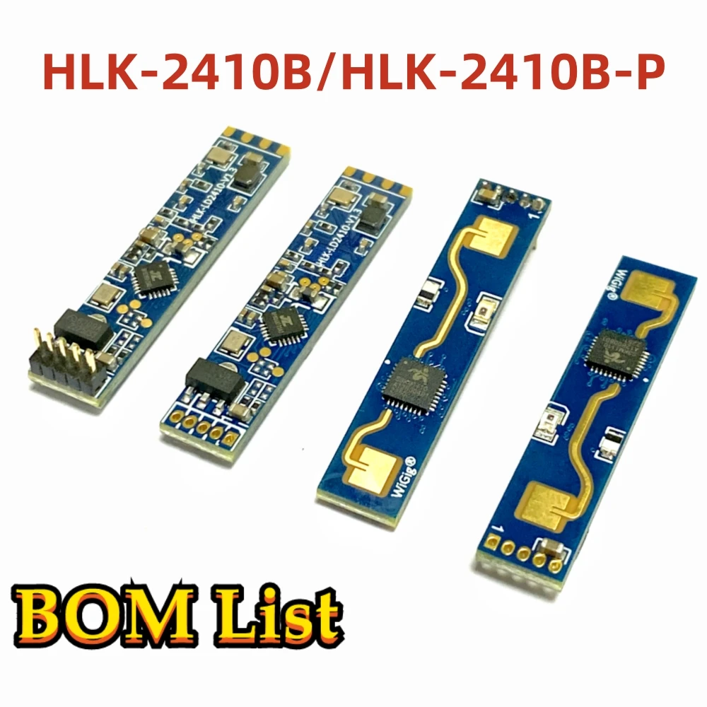 Hi-Link HLK-LD2410B HLK-LD2410B-P LD2410B 24Ghz Human Presence Sensor Millimeter Wave Radar Sensor Module Motion Detection