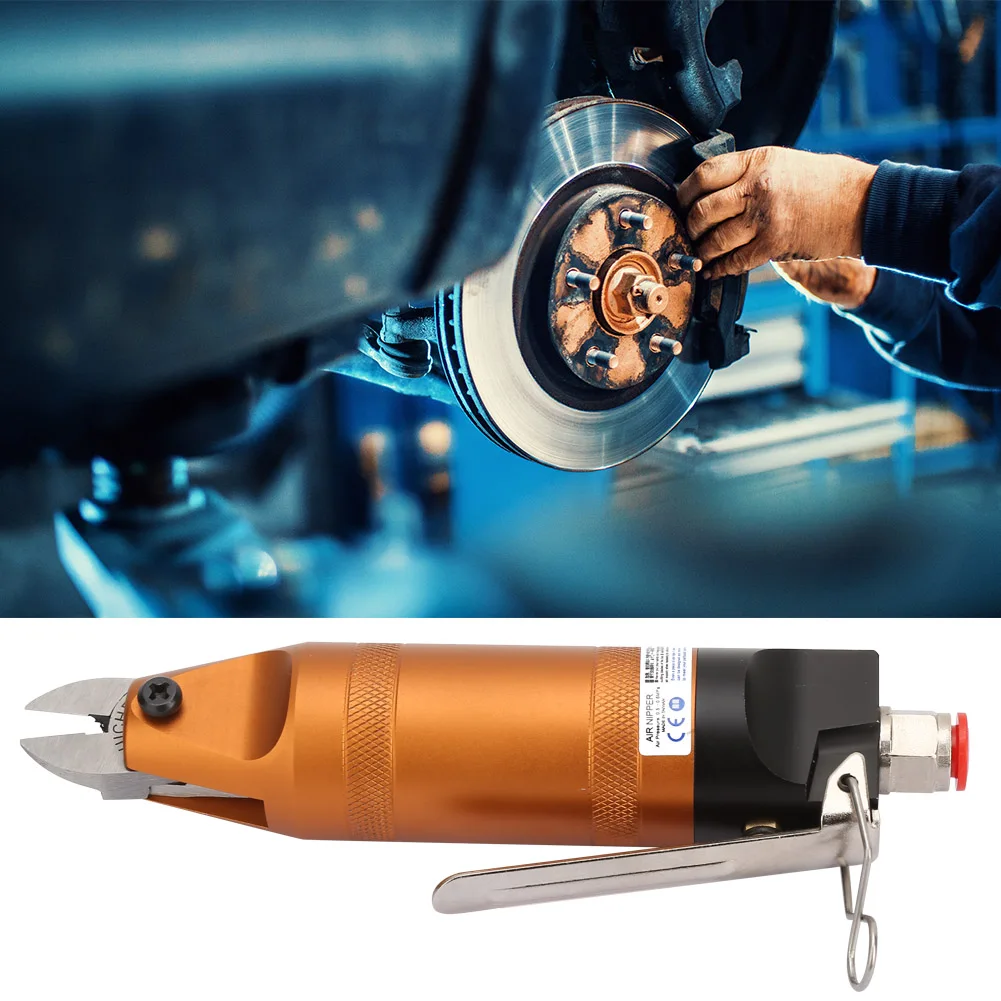 Tesoura pneumática de ar de grau industrial hs10, 2.6-4,0mm, destacável, proteção ambiental, ferramenta de corte de ar de plástico