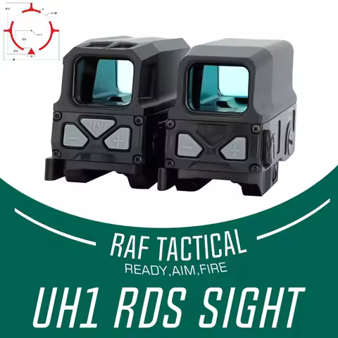 UH1 RDS Red Dot Sight Gen II Gen I Tactical Mira Holografica w V3XM VMT-3X Magnifier For Airsoft Original Markings