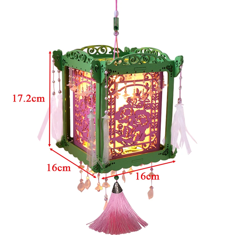 Nuove case delle bambole in legno fai-da-te lanterna cinese Casa kit di costruzione in miniatura con luce a Led Casa delle bambole per regali di compleanno per ragazze