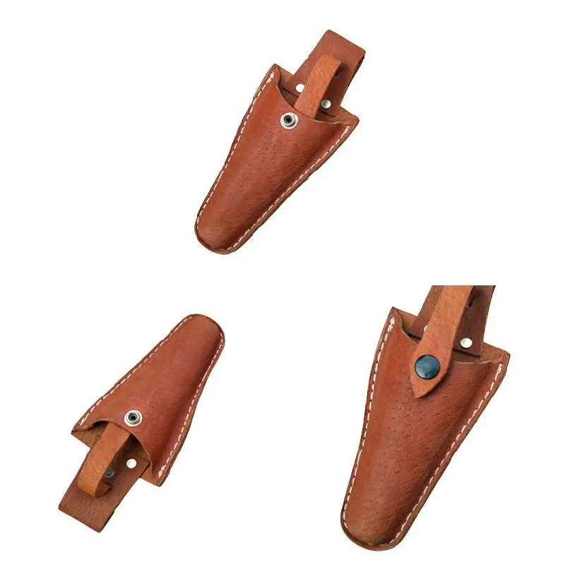 1PC Pruning Scissors Leather Tool Bag Electrician Waist Holder Pliers Storage Portable Buckle Pouch For Gardening Trimming Tools