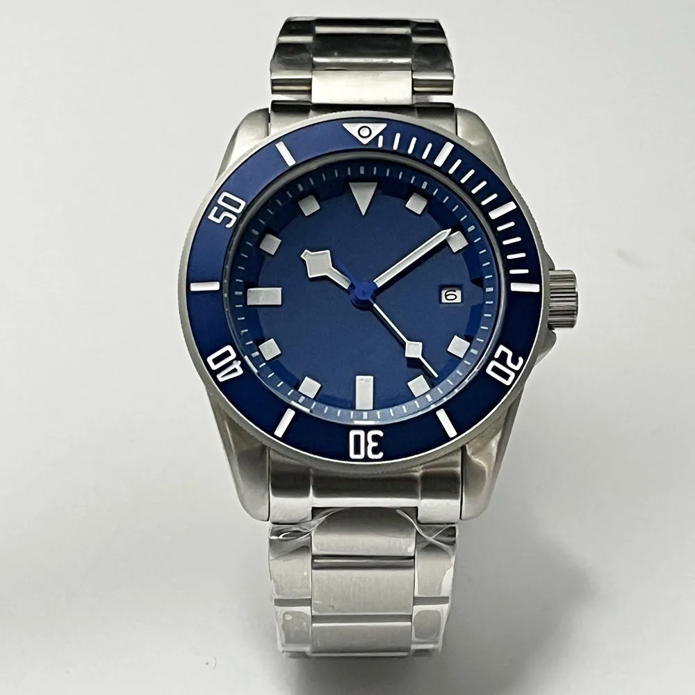 Seagull ST1612 Automatic Movement Men's Mechanical Watch, Military Green, Blue, Black, 42mm Stainless Steel Case and Strap AAA