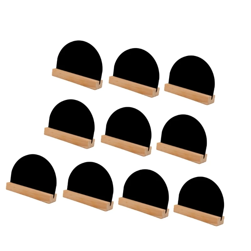 10 stuks kleine schoolbordborden met standaard kleine houten schoolborden voor bruiloft message board plaatskaarten tafelnummer