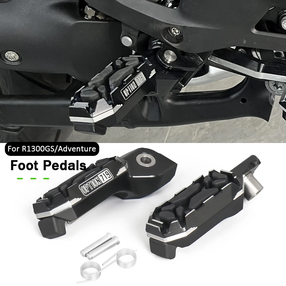 

For BMW R1300 GS R1300GS 2023- R 1300 GS Adventure ADV 2024-New Motorcycle Accessories Footpegs Driver Footrest Rider Foot Pegs