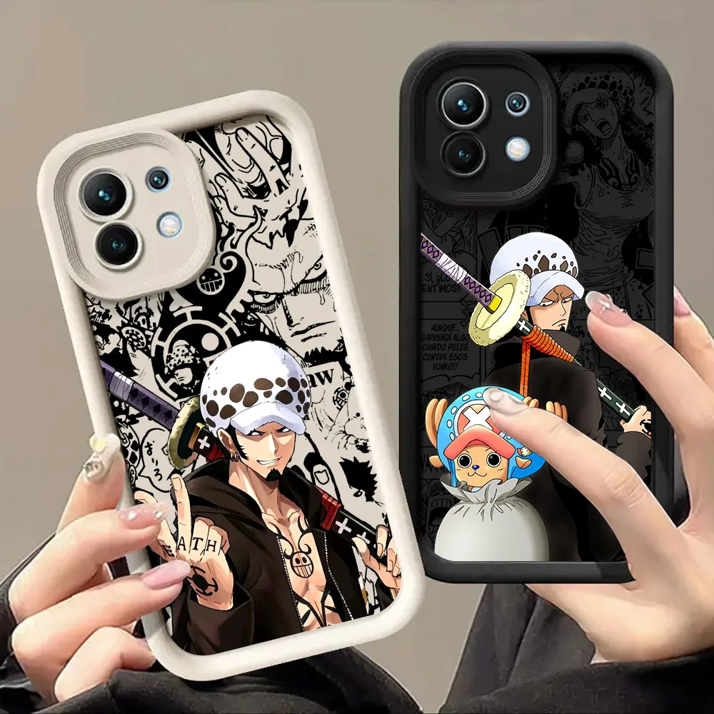 Funda Protectora para Teléfono Xiaomi 15T 14T 13T Pro 15 Ultra 17Pro Max Poco F7 X7 X6 F5 M6 M7 Pro con Diseño de Trafalgar D. Water Law de One Piece