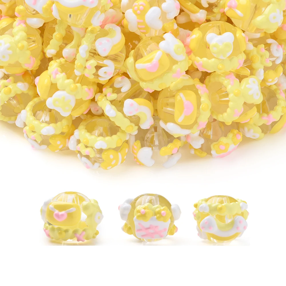 10 stuks gele transparante han - Yellow Phone Accessories recensie en prijs