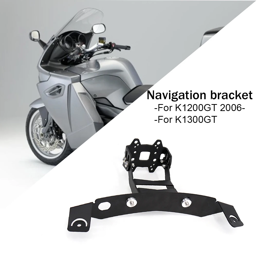 

New For BMW K 1200 1300 GT Mobile phone holder K1200GT 2006 - Mobile GPS support kit Navigator bracket Adjustable angle K1300GT