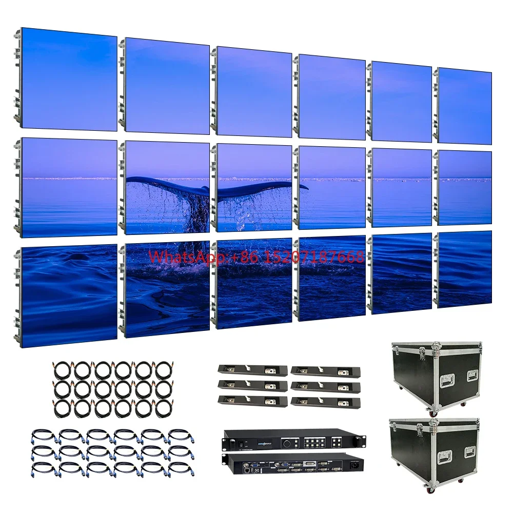 Hd Ultra-thin Indoor Outdoor LED Stage Background Rental Video wall P2.6 P2.9 P3.9 Price Discount Display Panel screen