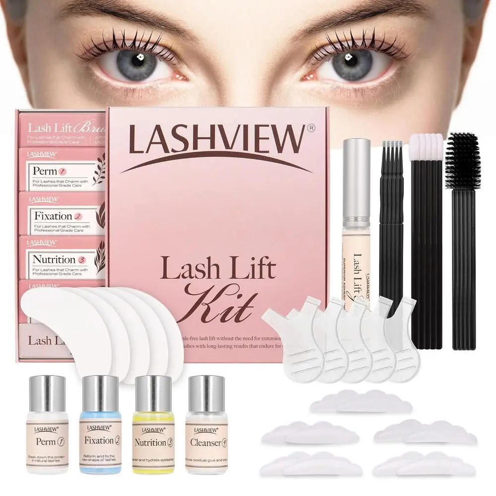

Professional Eyelash Curling Kit with Semi-Permanent Perming for Natural Waves