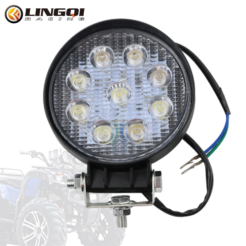 Dirt pitbike akcesoria narzędzia PE światło punktowe uniwersalne dla ATV UTV gokart motocykl wodoodporny reflektor części motocrossowe