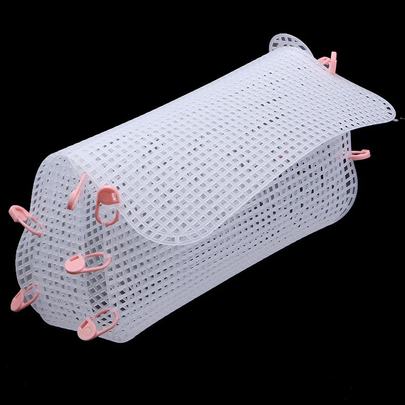 Knitting Weaving Plastic Mesh Sheet Chenille DIY Bag Accessories Knit Helper Beginner Tool