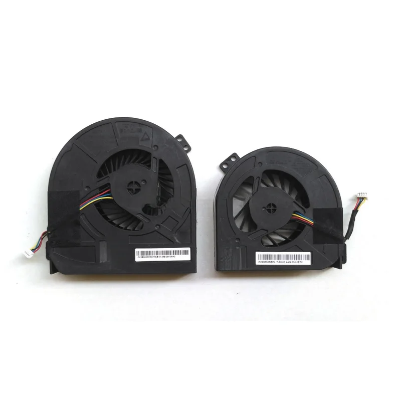 YY+For Dell Precision M4800 CPU & GPU Cooling Fan DC28000DDD0 DC28000DEDL