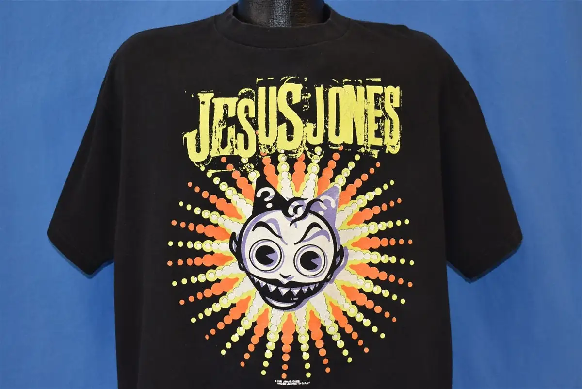 تي شيرت Jesus Jones Doubt Album Cover Art Rock مقاس كبير جدًا