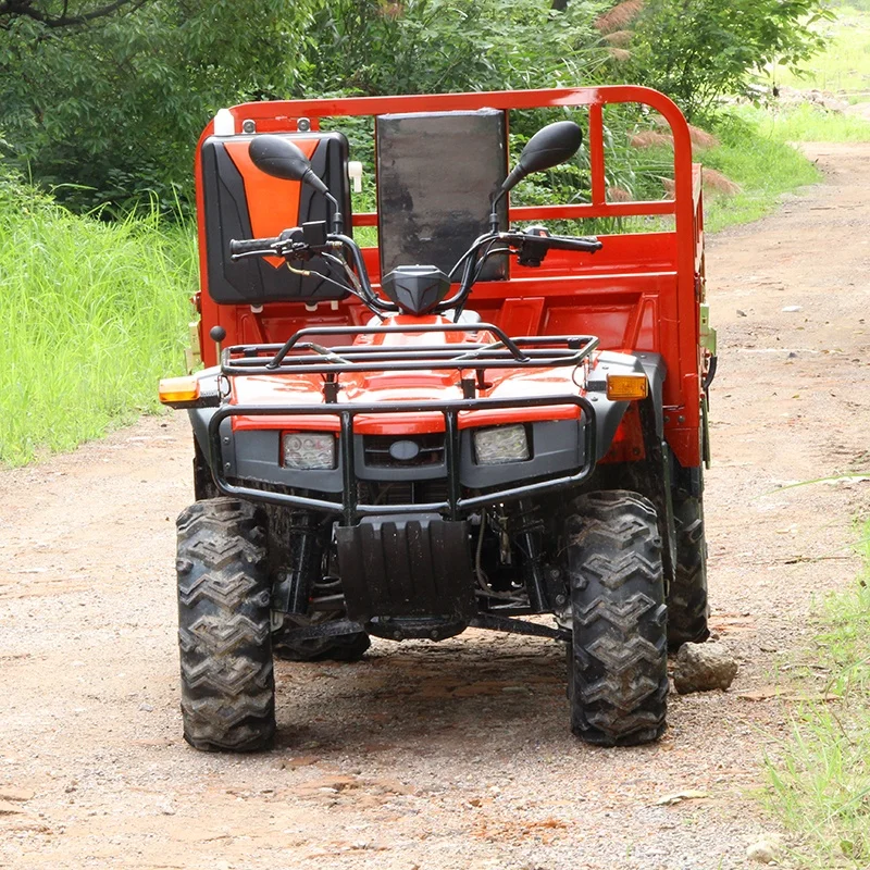 Updated Version250cc Cheap Commercial Displacement Cargo ATV 4x4 Adult Farm Motorcycle Trucks Atv Trailer