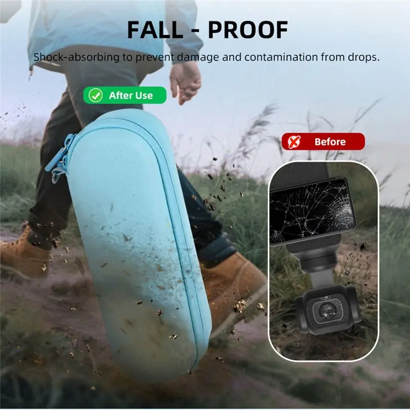 A41Z-Storage Bag For DJI Osmo Pocket 3 Carrying Case Camera Body Handbag Portable Suitcase With Carabiner