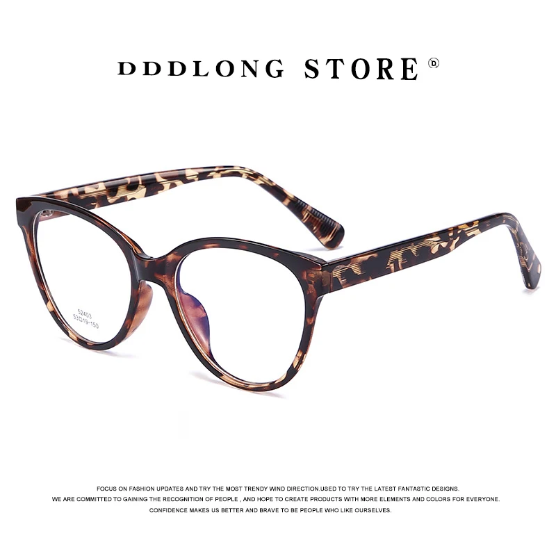 

DDDLONG анти-синий свет кошачий глаз очки оправа для очков по рецепту для мужчин женщин оптические линзы могут сменные очки D698
