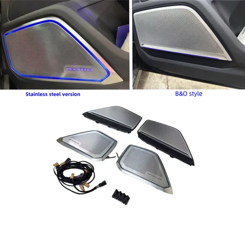 문짝 스피커 커버, 분위기 조명, 아우디 A6 C8 A7 C8 S6 S7