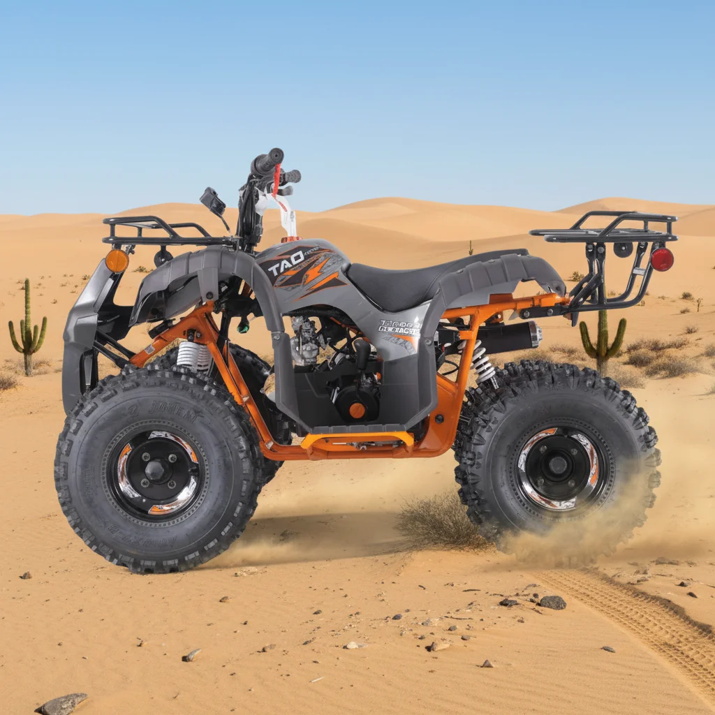 

Hot Selling Motor Automatic 12V 5AH Motor ATV 110 Customized All-terrain Four-wheel Beach Buggy Double Four-wheeler Adult Quad
