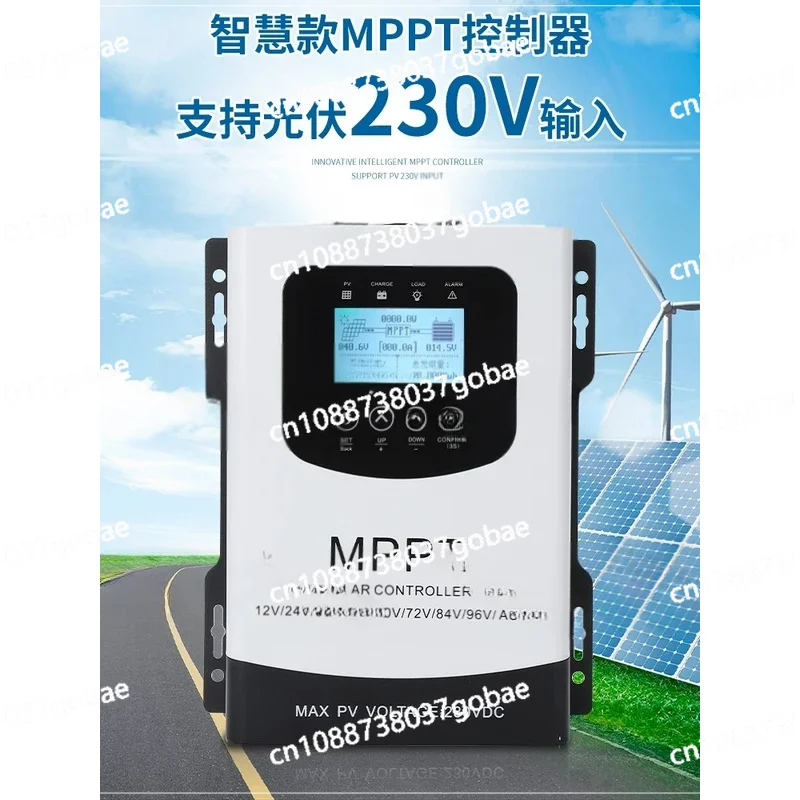 MPPT Controller PV Charging 12V24V36V48V60V72V96V30A-100A OpenSupport 230V