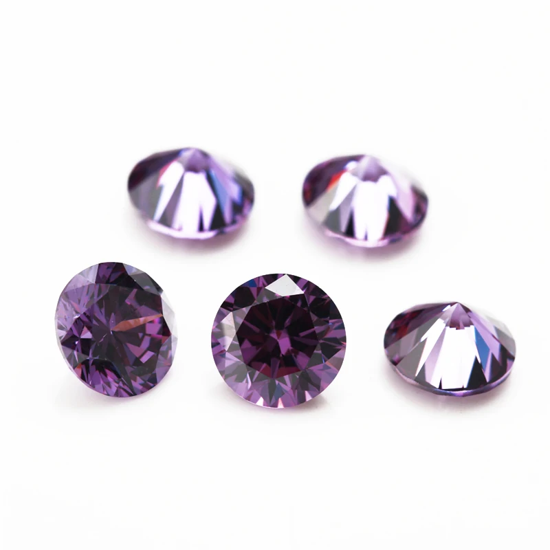 Größe: 1,0 mm ~ 10 mm, Mischung aus 12-Farben-Geburtstagsstein, runder Schliff, loser Zirkonia-Stein, synthetischer Korund5 # Spinel113 # – Detail 2