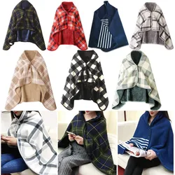 Luxury Warm Cashmere Plaid Scarf Winter Women Shawls Warm Blanket Wraps Female Foulard Bandana Brand Thick Scarves Hijab