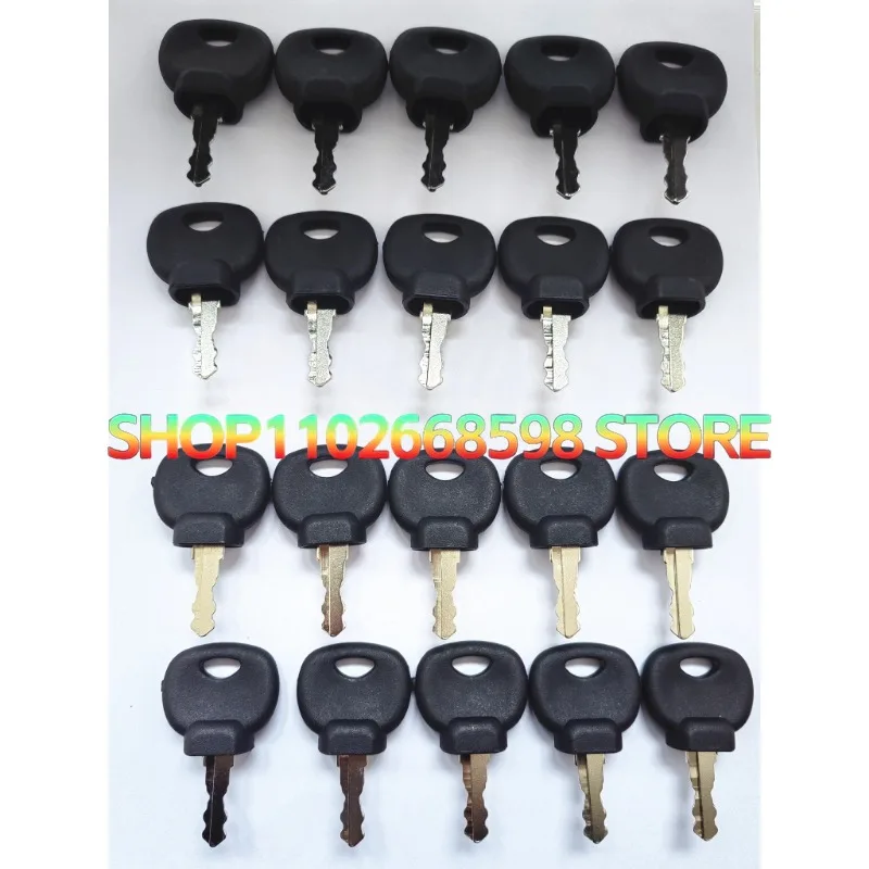 20PCS 14607 14707  ignition key for JCB Bomag Volvo Hamm Roller Compaction Equipment