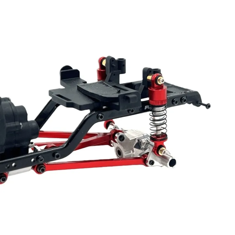 AINY-For FMS 1/24 FCX24M D90 D110 RC Car Hydraulic Shock Absorber Upgrade Kit- Accessories Included