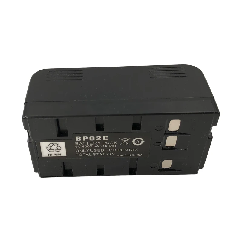 Imagem -06 - Bateria para Instrumento de Levantamento Pentax Bp02c R202ne 322 322n 422 425nm W822nx 6v 4000mah Bateria Ni-mh