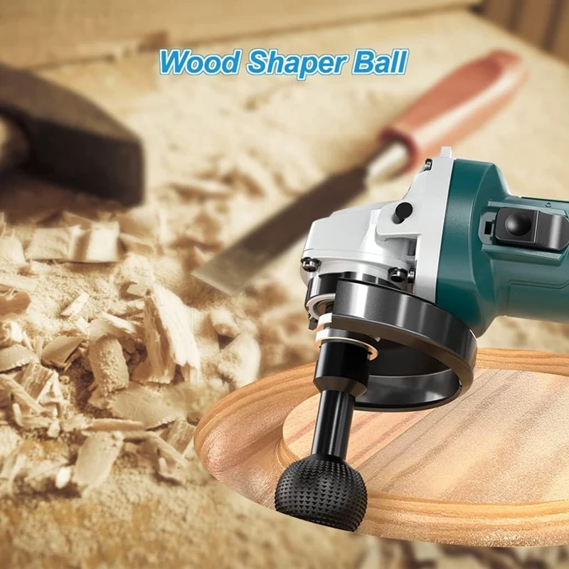 14MM Wood Shaper Ball Ball Chisel File Grinding Heads Suitable For 115/125MM Angle Grinder