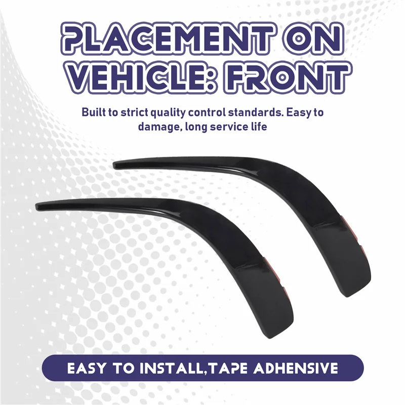 

Front Bumper Splitter Spoiler Fog Light Canard For Mercedes-Benz GLC-Class X253 2016-2019 GLC260 300 GLC43 AMG