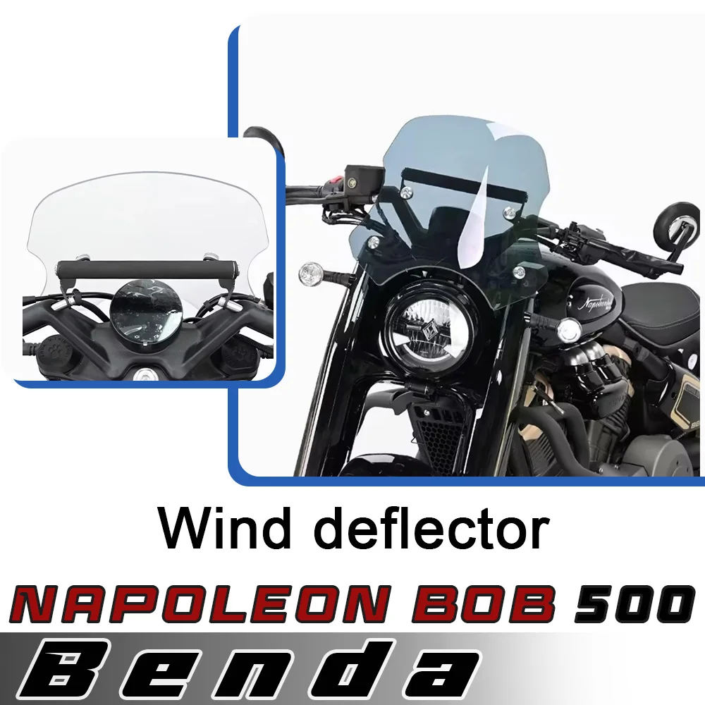 

For BENDA Napoleonbob 500 windshield, windshield, windshield armrest, tempered, for benda napoleonbob 500