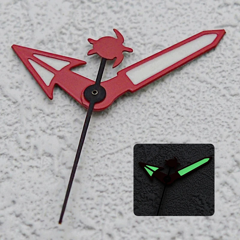 

NH35 NH36 Dial Hands Dimensions: 9mm x 12.5mm x 13mm Green Fluorescent Hands Suitable for NH35, NH36, 4R35, 7S26 Movement Watche