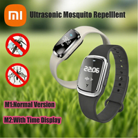 Xiaomi Smart Mosquito Repellent Bracelet M2 Digital Time Display High-tech Ultrasonic Anti-mosquito Wristband Indoor Outdoor