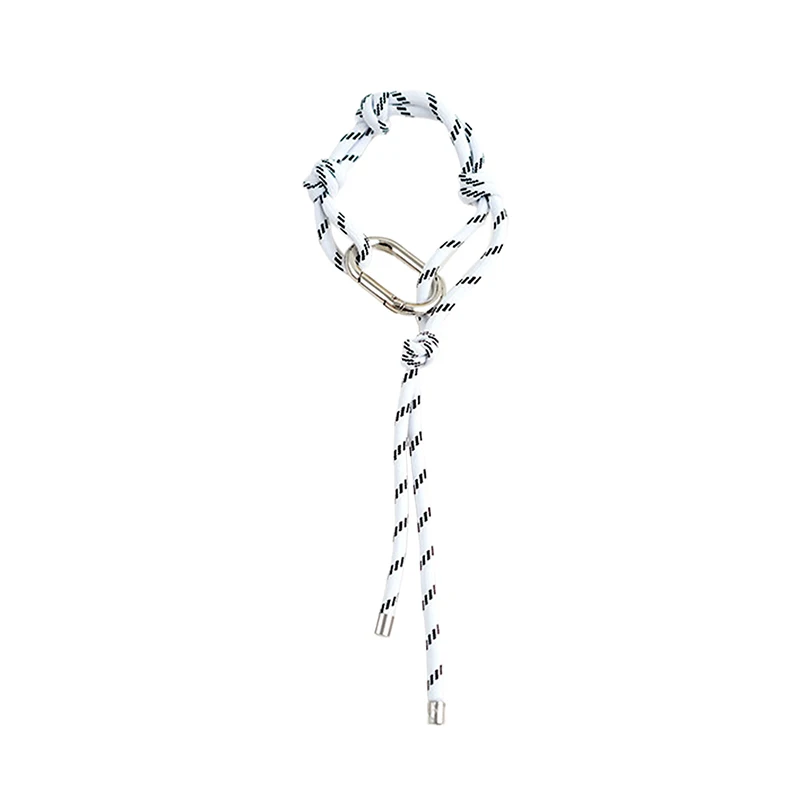 Trendy Bag Charm Decorate Lanyard Accessories Handbag Braided Bracelet Pendant Key Lanyards