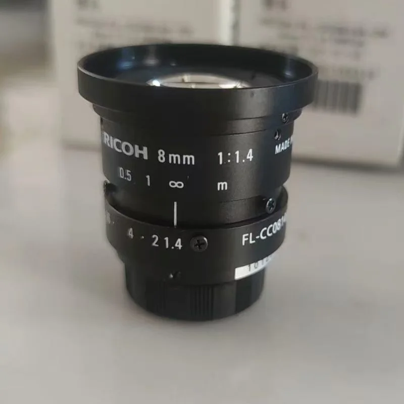 New FL-CC0814A-2M 2/3 fixed focus 8mm 2 million high-definition lens industrial lens quick delivery of spot goods