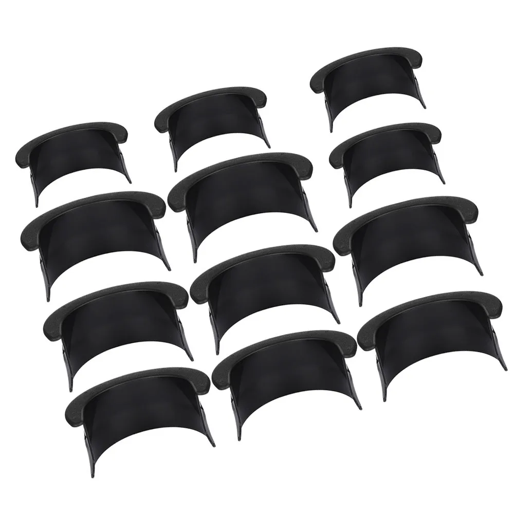 

12Pcs Pool Table Liners Billiard Pocket Replacement Plastic Billiards Corner Liners Reduce Vibration Protect Table Spills Stain