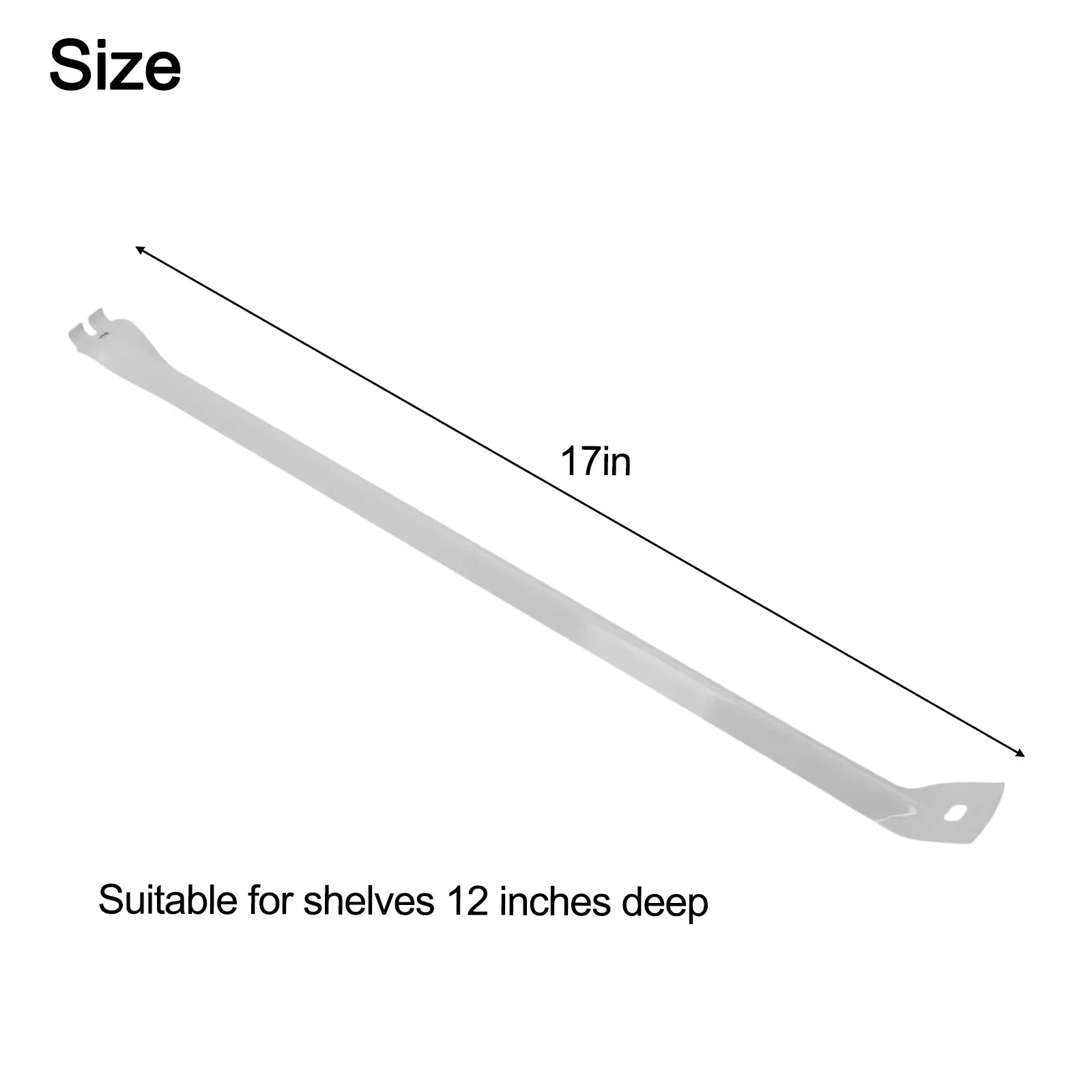 Stability Meets Style Get This Set of Three Iron Support Brackets Measuring 17 Inches Each for Your Home Needs