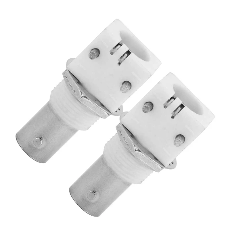 10 Pieces 90 Degree 2P BNCQ9 Connection Board White Adapter For PCB Assembly For CCTV Systems