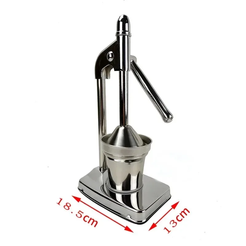 Professional Stainless Steel Manual Citrus Juicer Press Orange Squeezer for Fresh Juice Kitchen Countertop Tool