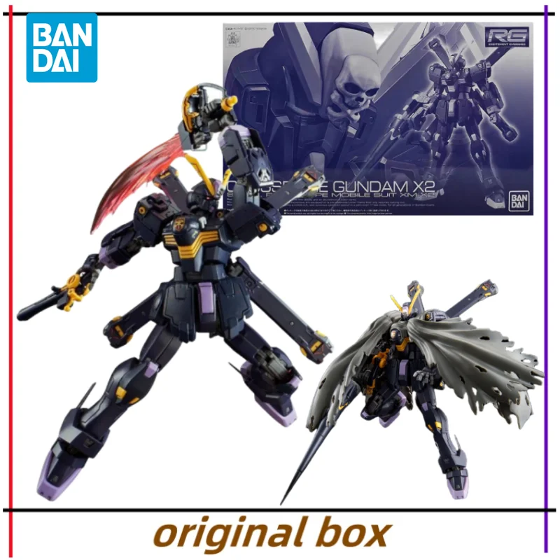 

Bandai Figure Model Crossbone GUNDAM RG X2 SURI Prototype Mobile Suit XM-X2 Anime Figures Toys Gift for Kids Genuine Unopened