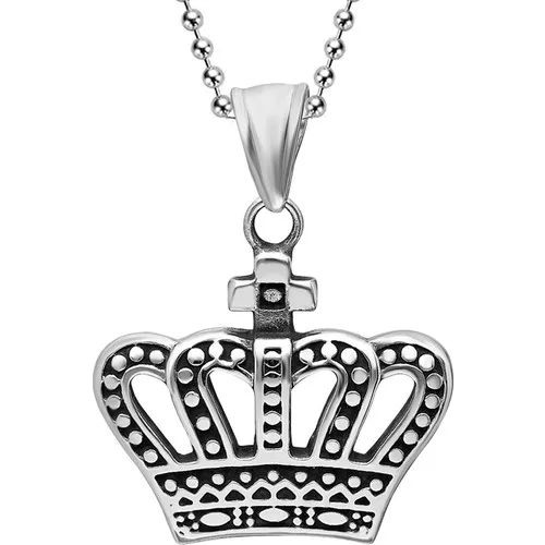 Getss P613 Crown Pattern Men 'S Steel Pendant