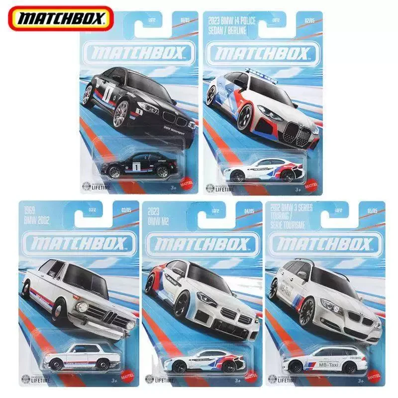 Original Matchbox GGF12 BMW Set Limited Edition 1m M2 I4 2002 1:64 Scale Die-Cast Alloy Model Vehicle Cars Unopened Collection