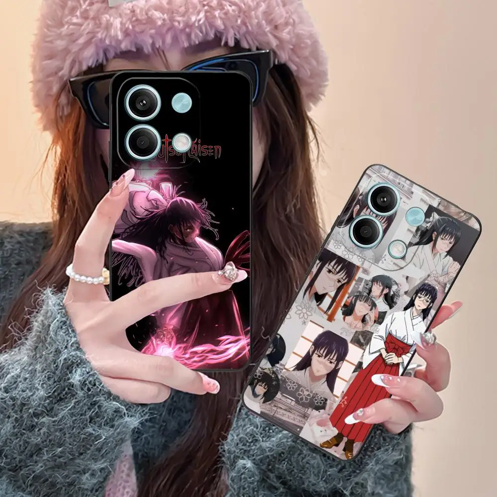 Чехол для телефона Jujutsu Kaisen Utahime Iori для Xiaomi Redmi Note 14 13 12 11 S Pro Plus 4G 5G с цветным принтом, красивый чехол