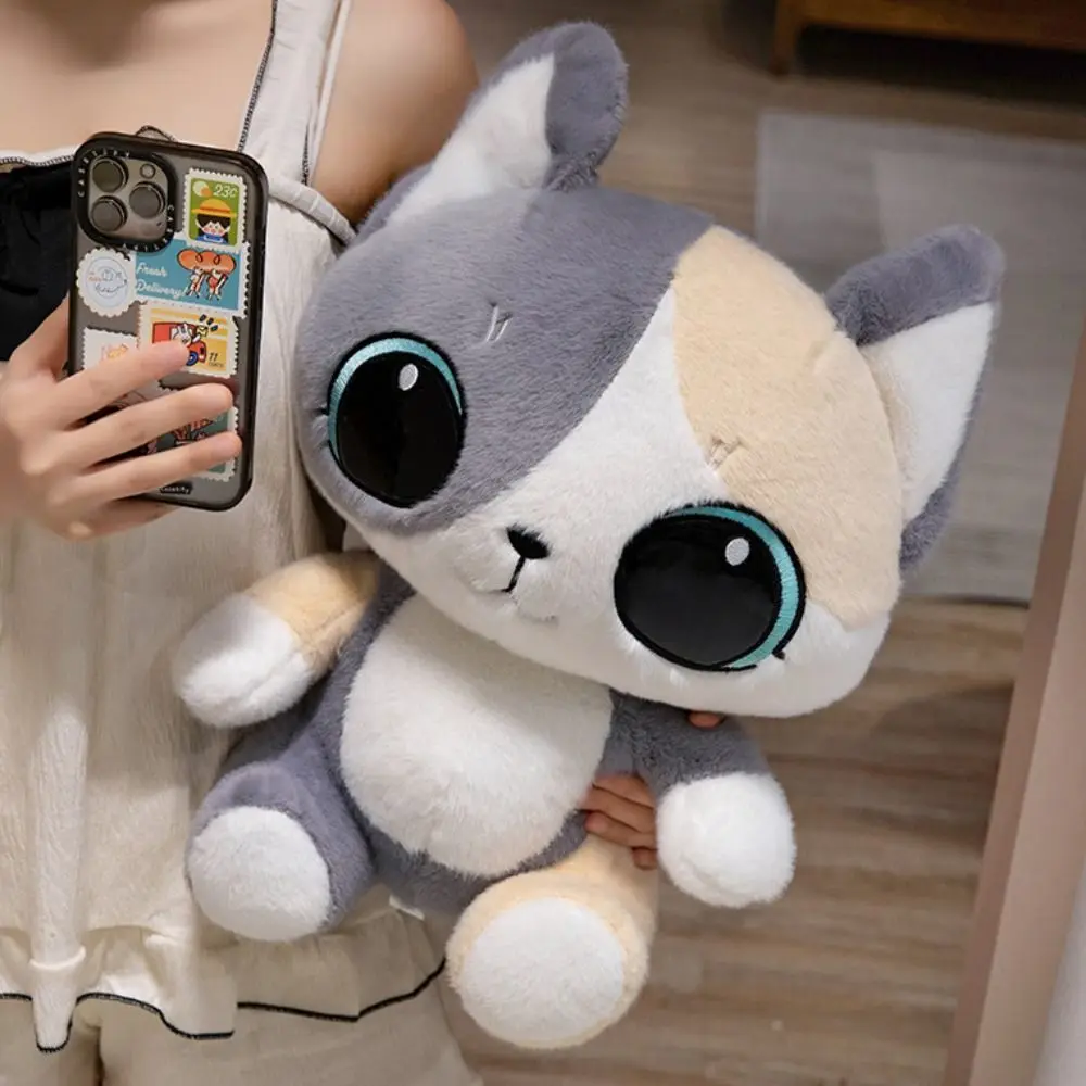 Criativo macio boneca gato boneca de pelúcia bonito pp algodão animal brinquedo de pelúcia engraçado conforto travesseiro filhote de cachorro recheado plushies meninas presentes