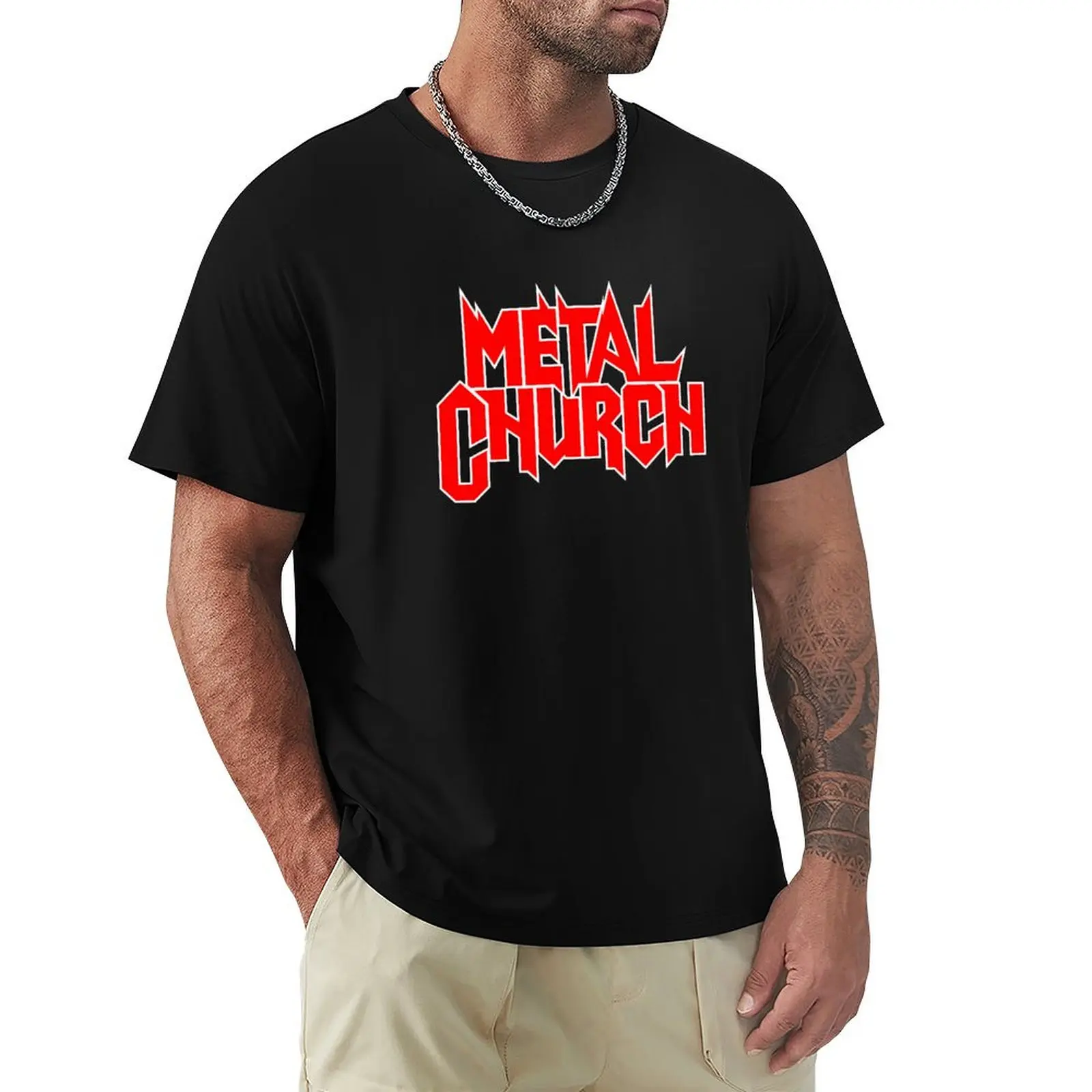 MetalChurch T-Shirt Summer Holiday Casual Tee