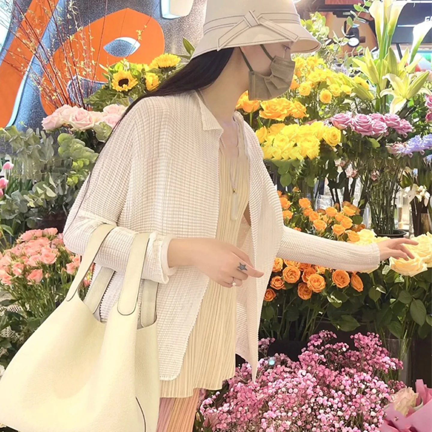 Miyake Pieghe 2025 Primavera ed Estate Nuovo Senso della Moda Senior Camicia da Sole Vento Pigro Giacca da Sole Allentata Sezione Sottile Femminile