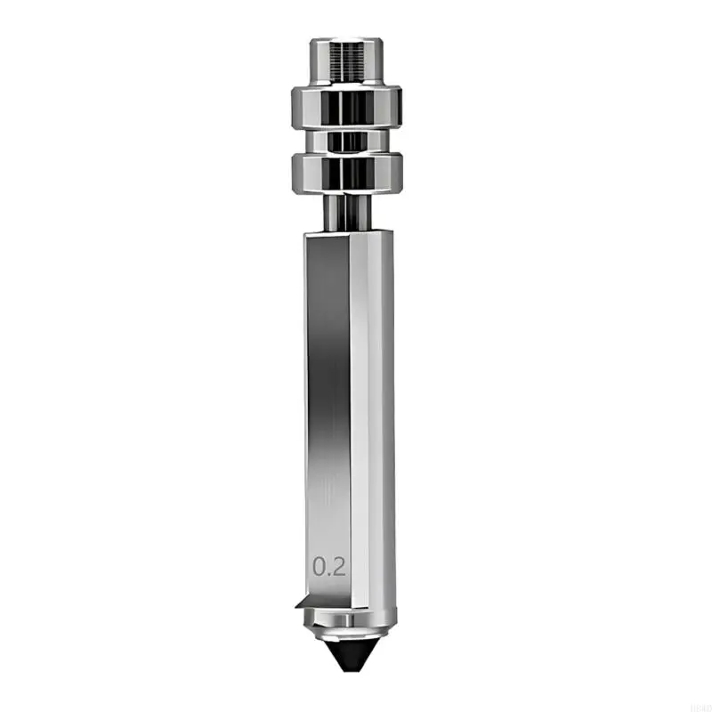 Hardened Steel Nozzle For 3D Printer With Multiple Size 0.2Mm 0.4Mm 0.6Mm 0.8Mm Plated Metal Extruder Nozzles H8WD