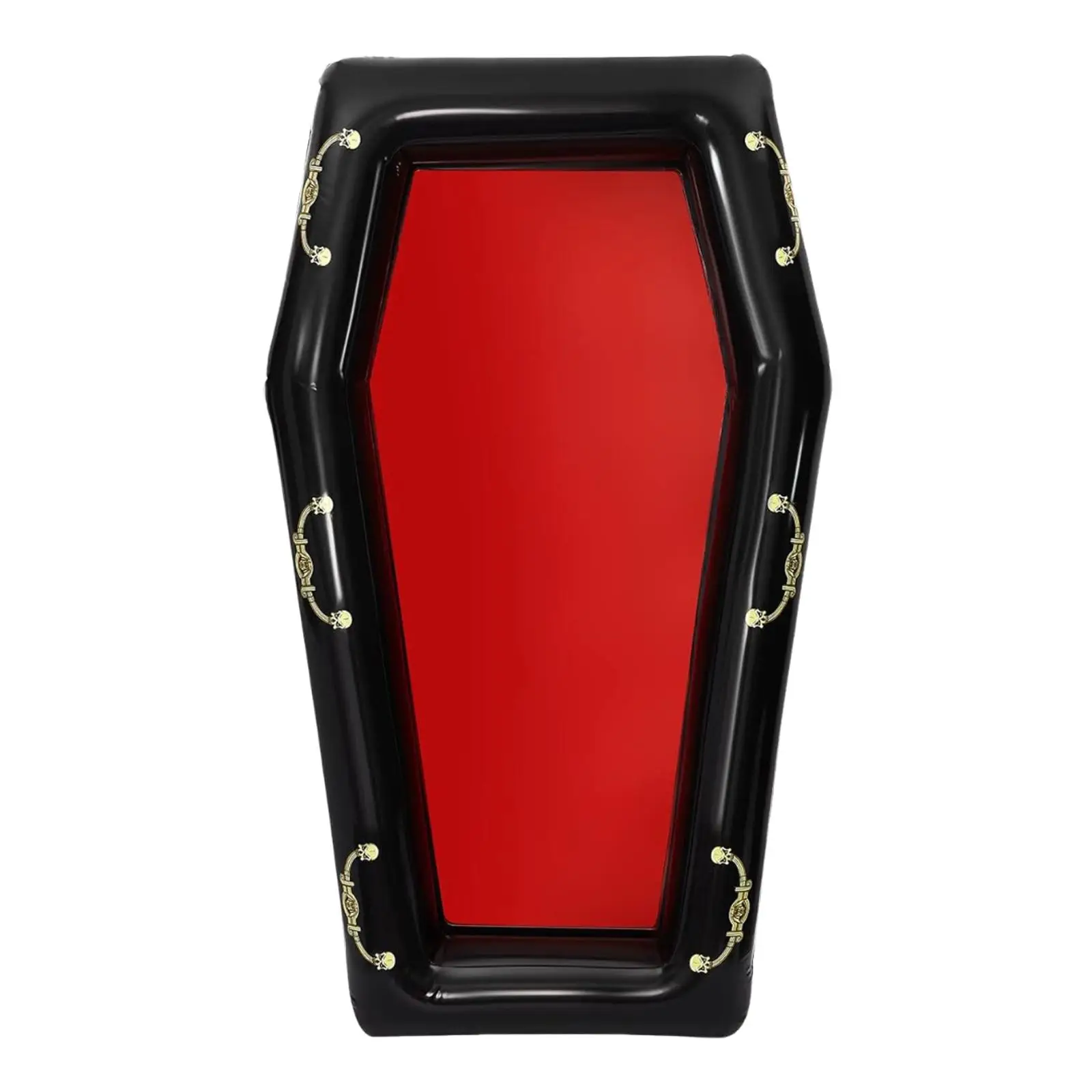 Inflatable Coffin Cooler 52 Inch Halloween Drink Buffet Bucket Ice Chest for Pool Party Luau Birthday Picnic Barbecue Use