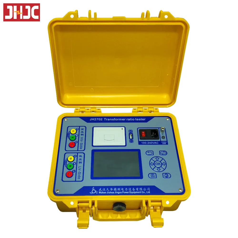 

English/Spanish/Russian Languages Portable 3 Three Phase Transformer DC Winding Resistance Turns Ratio Tester TTR Meter Tester