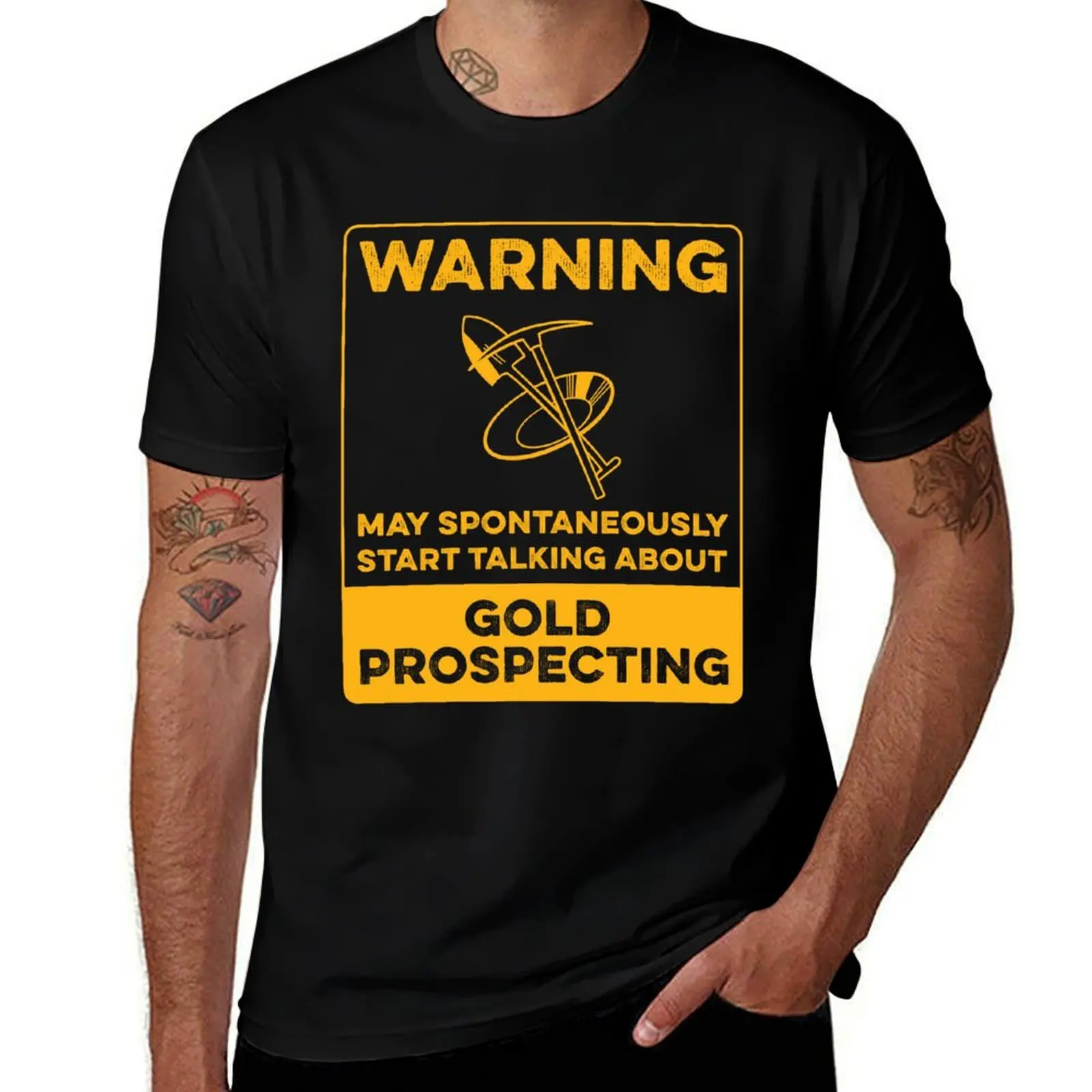 

Funny Gold Panning T-Shirt anime shirt oversizeds plus size tops compression shirt men